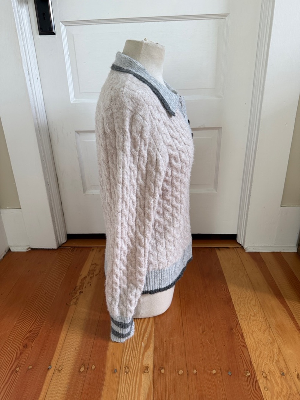 Anthropologie Cableknit‎ Collared Sweater Medium - Picture 2 of 5